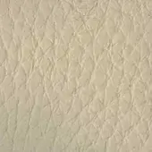 Beige quilted leather texture with a repeating diamond pattern formed by stitched seams, exhibiting a matte, subtly raised surface.